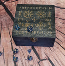 Nord Symbols Ebony Dice Box