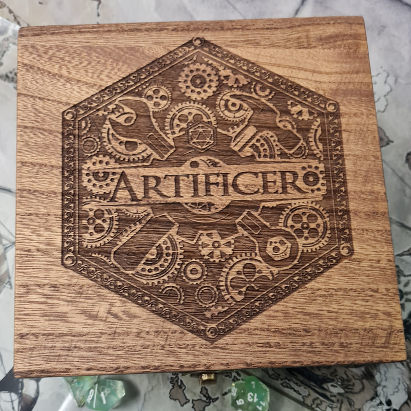 Artificer Trinket or  Dice Box - Felted - CRITIT