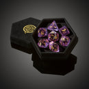 Purple Crystal Gemstone Dice - CRITIT