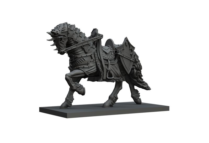 Armoured Horse STL Miniature File - CRITIT