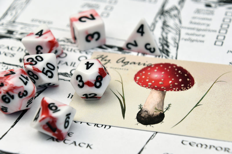 'Spirit of' Deadly Fly Agaric Dice - CRITIT