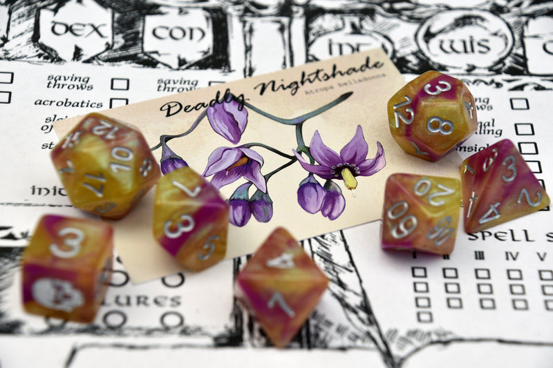 'Spirit of' Deadly - Deadly Nightshade Dice - CRITIT