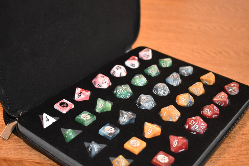 Zippered Faux Leather Dice Holder - CRITIT