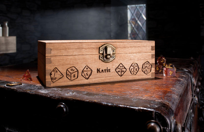Add Custom Text/Name to the front of my Dice Box - CRITIT