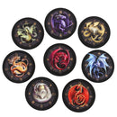 Dragons of the Sabbats Coaster Set by Anne Stokes